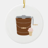 Ice Cream Maker Keramisch Ornament (Voorkant)