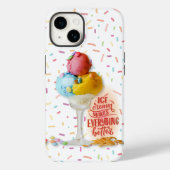 Ice cream makes everything better Case-Mate iPhone case (Achterkant)