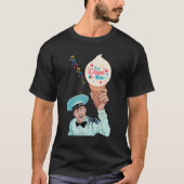 ICE CREAM MAN AFBEELDING T-SHIRT (Voorkant)