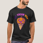 Ice Cream Man Scary Halloween Costume  T-shirt (Voorkant)