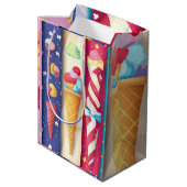 Ice Cream Medium Cadeauzakje (Achterkant Gekanteld)