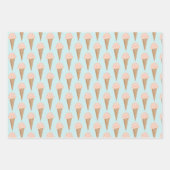 Ice Cream met springen Moderne, kleurrijke Cute Gi Inpakpapier Vel (Voorkant 2)