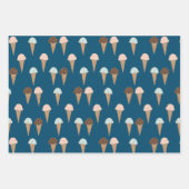 Ice Cream met springen Moderne, kleurrijke Cute Gi Inpakpapier Vel (Voorkant 2)