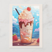 Ice Cream Milkshake Briefkaart (Voorkant)