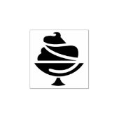 Ice Cream Mini Wooden Art Stamp Rubberstempel (Afrduk)