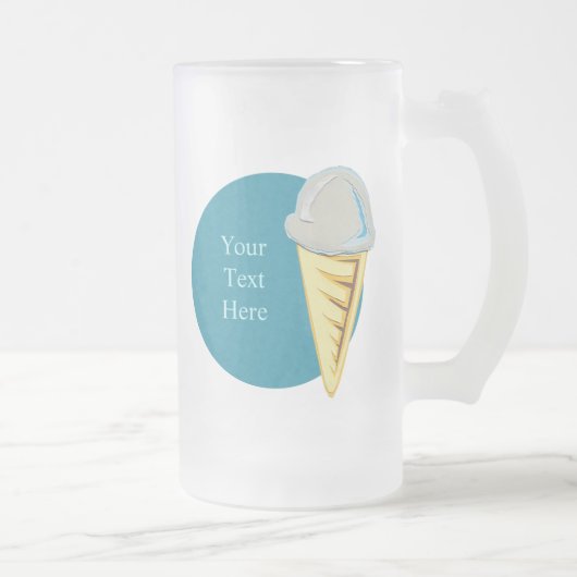 Ice Cream-Mok Matglas Bierpul (Rechts)