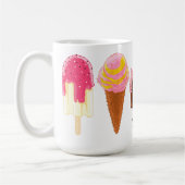 Ice Cream mokken met aangepaste namen (Links)