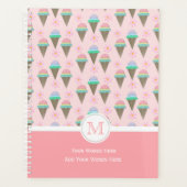 Ice Cream Monogram Planner (Voorkant)