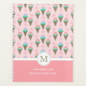 Ice Cream Monogram Planner (Voorkant)
