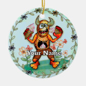 Ice Cream Monster Keramisch Ornament (Voorkant)