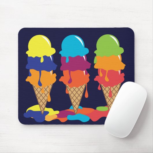 Ice Cream Mousepad Muismat (Met muis)
