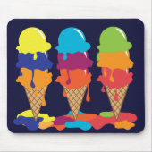 Ice Cream Mousepad Muismat (Voorkant)