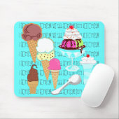 Ice Cream Mousepad Muismat (Met muis)