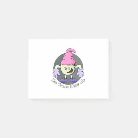 Ice Cream nabij mij Post-it® Notes (Voorkant)