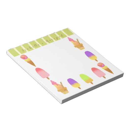 Ice Cream Notitieblok (Schuin)