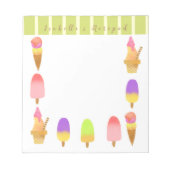 Ice Cream Notitieblok (Voorkant)