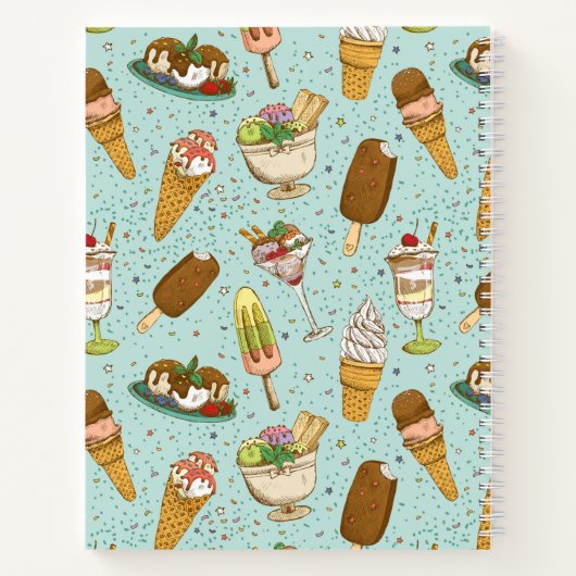 Ice Cream Notitieboek (Achterkant)