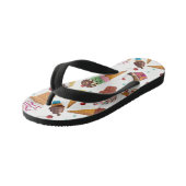 Ice Cream Novelty Print Teenslippers (Schuin)