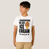 Ice Cream on Thanksgiving T-shirt (Voorkant volledig)
