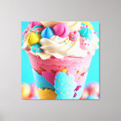 Ice Cream One Canvas Afdruk (Voorkant)