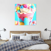 Ice Cream One Canvas Afdruk (Insitu (Slaapkamer))