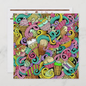 Ice Cream Onweerstaanbare Uitnodigingen voor Feest (Voorkant / Achterkant)