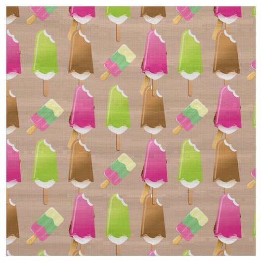 Ice Cream op een stok Stof (Swatch)