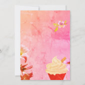 Ice Cream Opgeslagen in Bridal Shower-uitnodiging Kaart (Achterkant)