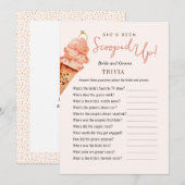 Ice Cream Opgeslagen Trivia Showgames Kaart (Voorkant / Achterkant)