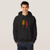 Ice Cream Paar Hoodie (Voorkant volledig)