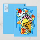Ice_Cream_Paint Briefkaart (Voorkant / Achterkant)
