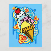 Ice_Cream_Paint Briefkaart (Voorkant)
