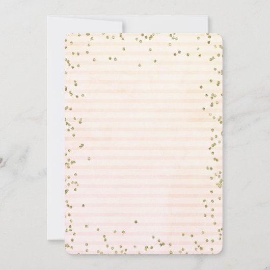 Ice Cream Paint Splash Diamonds Stripe Verjaardag Kaart (Achterkant)