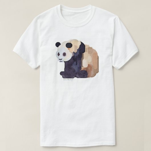 "Ice Cream Panda #2" T-shirt (Design voorkant)