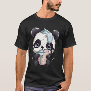 Ice Cream Panda Beer Delicious Teddy Bear Icecream T-shirt