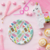 Ice Cream Paper-Borden Papieren Bordje (Feest)