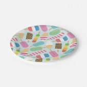 Ice Cream Paper-Borden Papieren Bordje (Gekanteld)