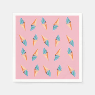 Ice Cream Paper Napkins Servet