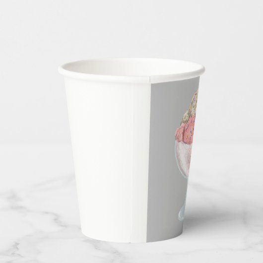 Ice Cream Papieren Bekers (Rechts)