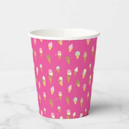 Ice Cream Papieren Bekers (Links)