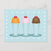 Ice Cream Parlor Briefkaart (Voorkant)