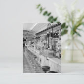 Ice Cream Parlor Briefkaart (Staand voorkant)