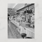 Ice Cream Parlor Briefkaart (Voorkant)