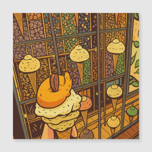 Ice Cream Parlor Cartoon (Voorkant)