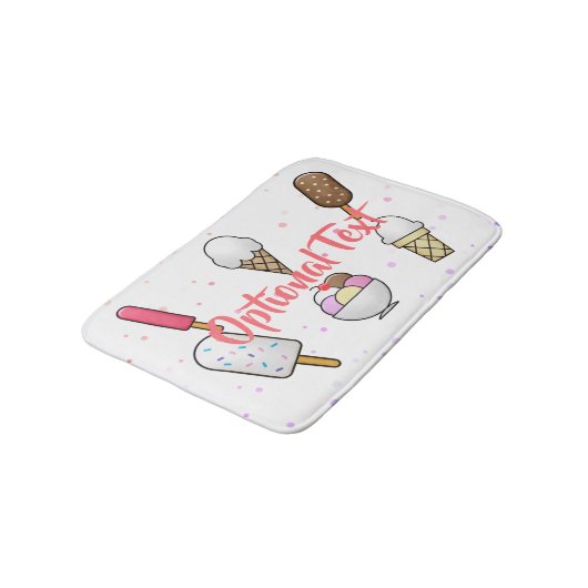 Ice Cream Parlor Dream Badmat (Gekanteld)