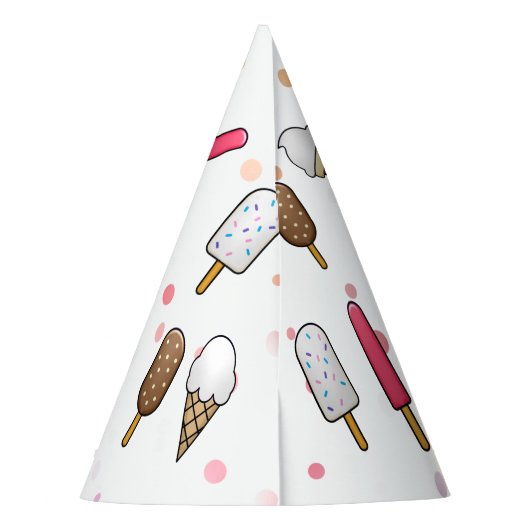 Ice Cream Parlor Dream Feesthoedjes (Achterkant)