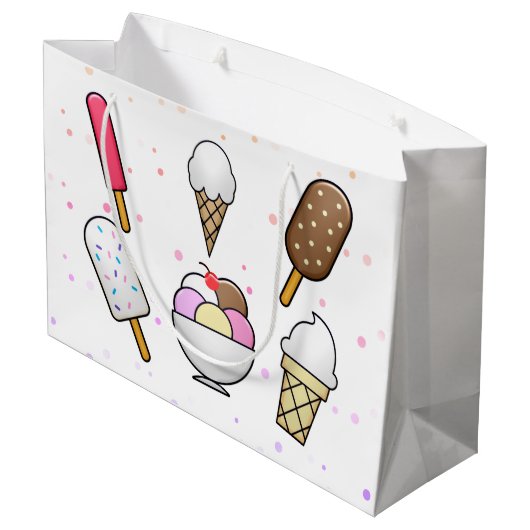 Ice Cream Parlor Dream Groot Cadeauzakje (Achterkant Gekanteld)
