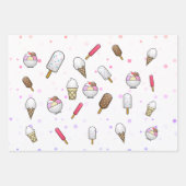 Ice Cream Parlor Dream Inpakpapier Vel (Voorkant 3)