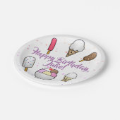 Ice Cream Parlor Dream Papieren Bordje (Gekanteld)