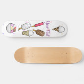 Ice Cream Parlor Dream Persoonlijk Skateboard (Horizontaal)